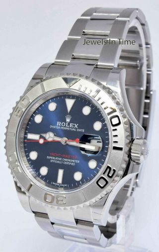 Rolex Yacht - Master 40 Steel & Platinum Blue Dial Watch Box/Papers 116622 3