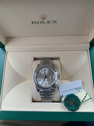 2019 Rolex Datejust 41 Oystersteel 126300 41mm Smooth Jubilee Stainless