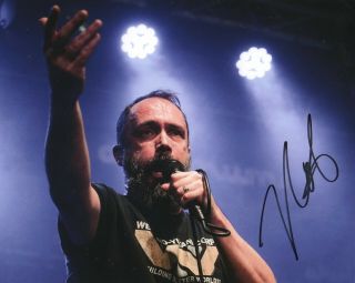 Neil Fallon Singer Of Clutch Band Real Hand Signed Photo 1 Autographed