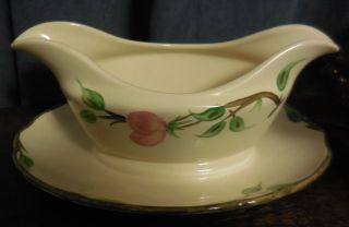 Vintage Franciscan Desert Rose Gravy Boat And Underplate Made In England