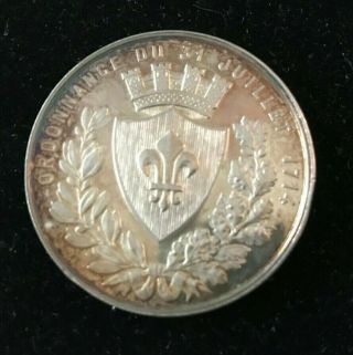 1714 France Chambre De Commerce Lille Silver Coin By A.  Borrel