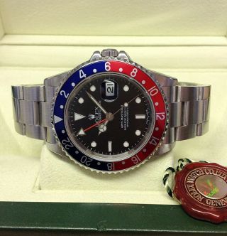 Rolex GMT Master II 16710 Pepsi BOX AND PAPERWORK SERVICED BY ROLEX 2