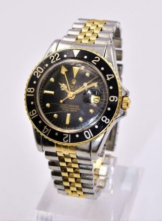 Men ' s Two - Tone Rolex GMT Master Wristwatch Ref 1675 Circa 1978/9 2