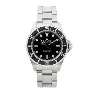 Rolex Submariner No Date 40mm Automatic Steel Mens Oyster Bracelet Watch 14060
