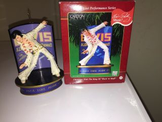 2001 Carlton Cards " Christmas With The King " Elvis Presley Musical Ornament 98