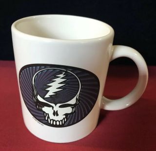 Grateful Dead " Steal Your Face " Purple Swirl Logo Coffee Cup Mug 1976 Gdm Inc