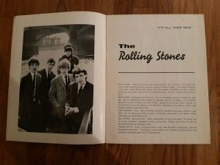 The Rolling Stones Show tour Concert programme 1964 Bournemouth Weymouth 3