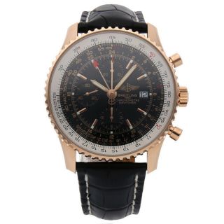 Breitling Navitimer World Limited Edition Rose Gold Mens Watch R2432212/b852