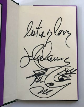 Oscar Winner Jack Palance Signed Autograph The Forest Of Love 1st Ed HC S&H 3