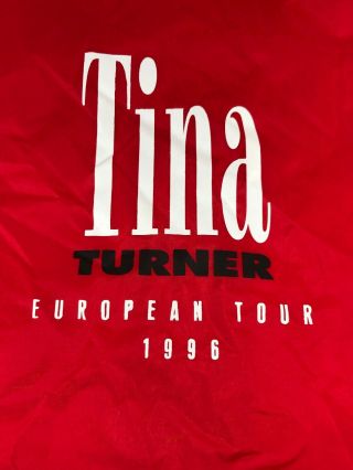 Vintage Tina Turner European Tour 1996 Jacket Xl Extra Large Concert Staff 