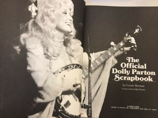 Dolly Parton 1978 Abridged Pic Scrapbook By Connie Berman Large Softcover Book 3