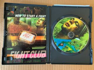 BRAD PITT AUTOGRAPHED FIGHT CLUB DVD MISCHIEF MAYHEM SOAP - FIRST RULE FIGHT CLUB 2