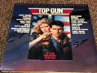 Awesome Tom Cruise Signed Autographed Top Gun Album Lp