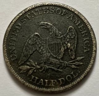 1862 Seated Liberty Half Dollar 2