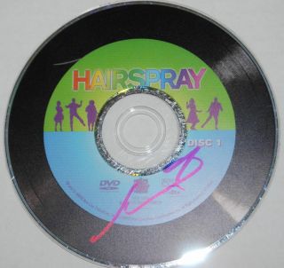John Travolta Signed Hairspray Dvd Disc Only
