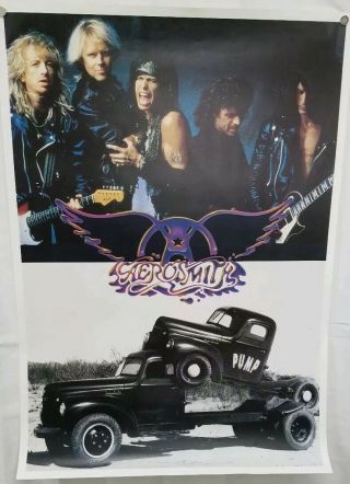 Aerosmith 24x34 Pump Group & Cover Art Collage Poster Steven Tyler