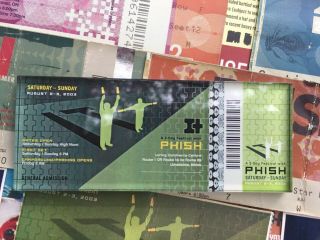 Phish It Festival Limestone,  Me Ticket Magnet 2.  0 Tower Set