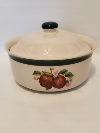 China Pearl Fine Apples (casuals) 2 Quart Round Covered Casserole Dish 2220520