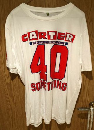 Carter The Unstoppable Sex Machine Usm 40 Something T - Shirt - Xl - Short Sleeve