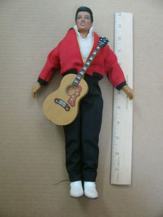 Elvis Presley " Jailhouse Rock " Doll With Guitar 1993 Doll Figure