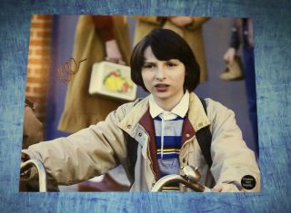Finn Wolfhard Hand Signed Autograph 8x10 Photo Stranger Things