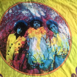 Jimi Hendrix Experience 2002 Polyester Poster Band Rock God 41 X 30 Italy Made