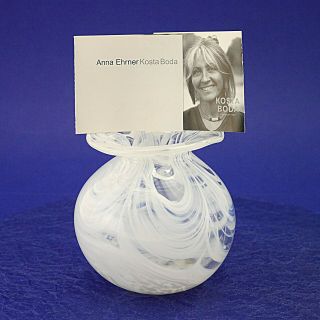 Studio Glass Handmade Vase By Anna Ehrner For Kosta Boda?? (10cm/4 " High)