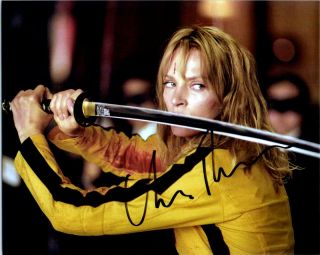 Uma Thurman Signed 8x10 Photo Picture With Great Looking Autographed Pic