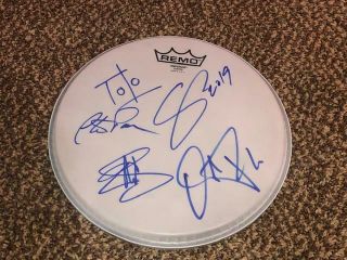 Toto Group Signed Autographed Drum Head Steve Lukather,