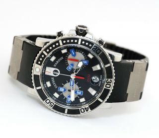Ulysse Nardin Maxi Marine Diver Chronograph 8003 - 102 - 3/92 Mens Watch