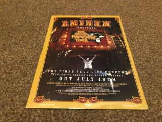 (bebk69) Advert/poster 11x8 " Eminem Presents The Anger Management Tour