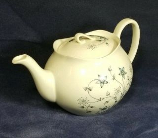 Vintage Titania Blue Johnson Bros England 6 " Tea Pot Euc Near