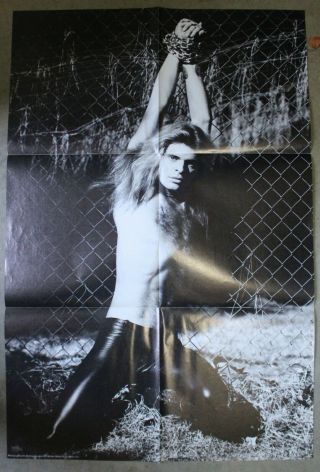 Van Halen David Lee Roth Huuuge Insert Poster 1980