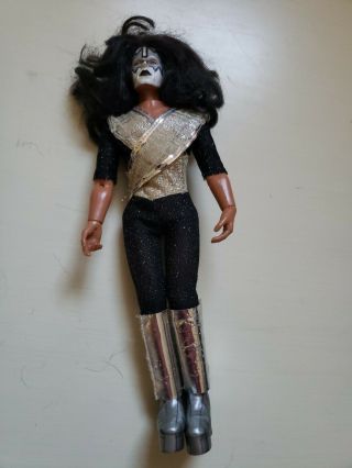 Vintage Kiss Ace Frehley Doll Action Figure Mego 1977