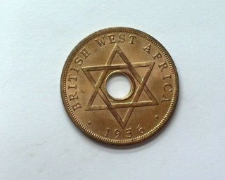 British West Africa 1956 - Kn Penny Gem,  Uncirculated Red Km 33