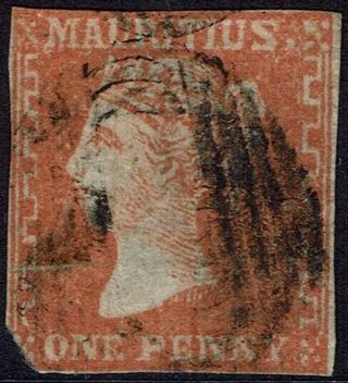 Mauritius 1859 Qv Dardenne 1d