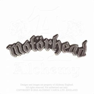 Alchemy Rocks - Motorhead - Logo Pewter Pin Badge Metal Lemmy