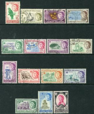 Cayman Islands - 1962 - 64 Set To £1 Sg 165 - 179 Fine V32967