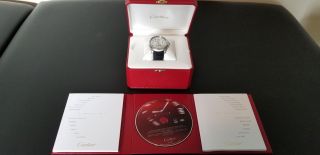 Cartier Calibre Stainless Steel Automatic Silver Dial W7100037