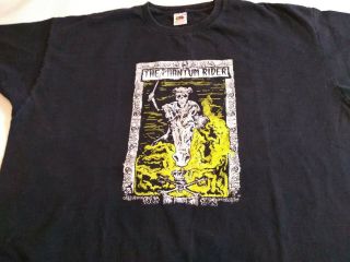 The Meteors - Stand & Deliver - Vintage T - Shirt Xxl Front And Back Print
