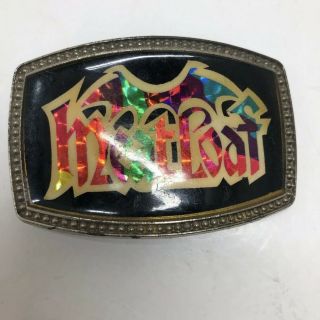 1977 Cpi Meat Loaf Hologram Belt Buckle Vintage