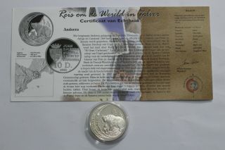 Andorra 10 Diners 1992 Silver Proof With B24 Crw11
