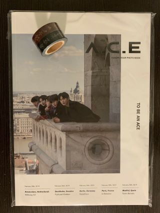 A.  C.  E Europe Photobook,  Masking Tape [photocards Not Included]
