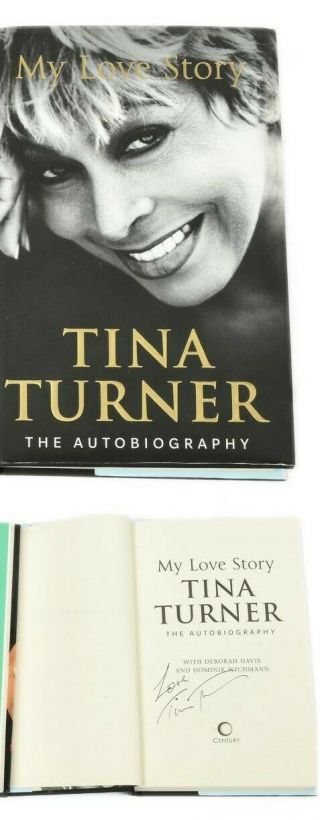 " My Love Story " - Tina Turner The Autobiography Signed By Tina Turner