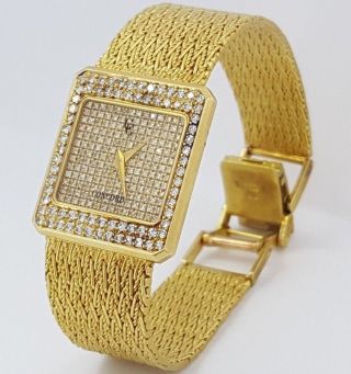 Ladies 51 74 643 Concord 18k Yellow Gold & Diamond Dial & Bezel 53 Grams Watch