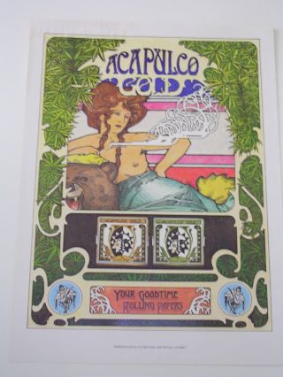 Acapulco Gold Rolling Papers Poster By Amorphia