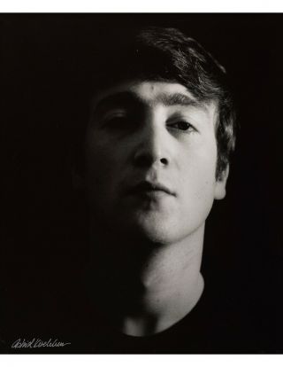Astrid Kirchherr Beatles Signed Photo John Lennon 8x10 Glossy 88