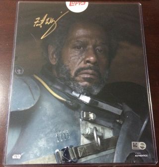 Forest Whitaker Signed Autographed Star Wars 8x10 Photo - Topps Authentic