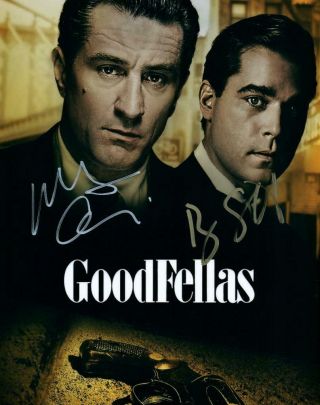 Robert Deniro Ray Liotta Goodfellas Autographed Signed 8x10 Photo Picture,