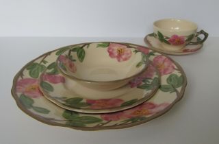 Nwt Franciscan Desert Rose 5 Piece Place Setting Made In England